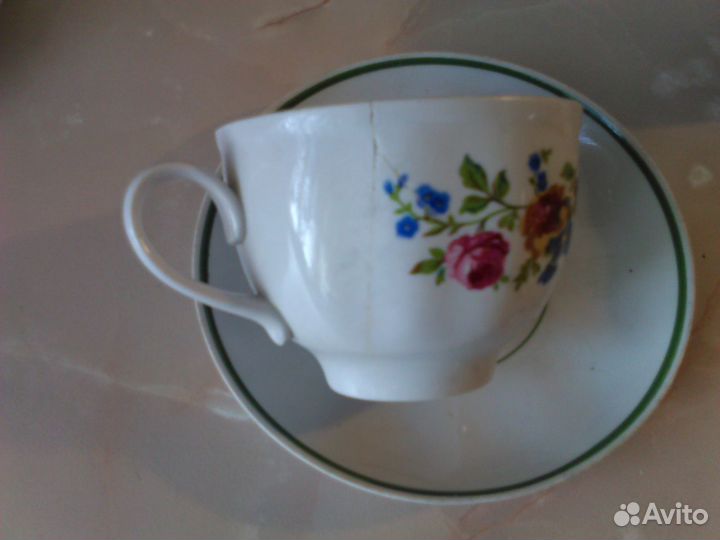 Чайные и кофейные чашки для творчества.Цена за все