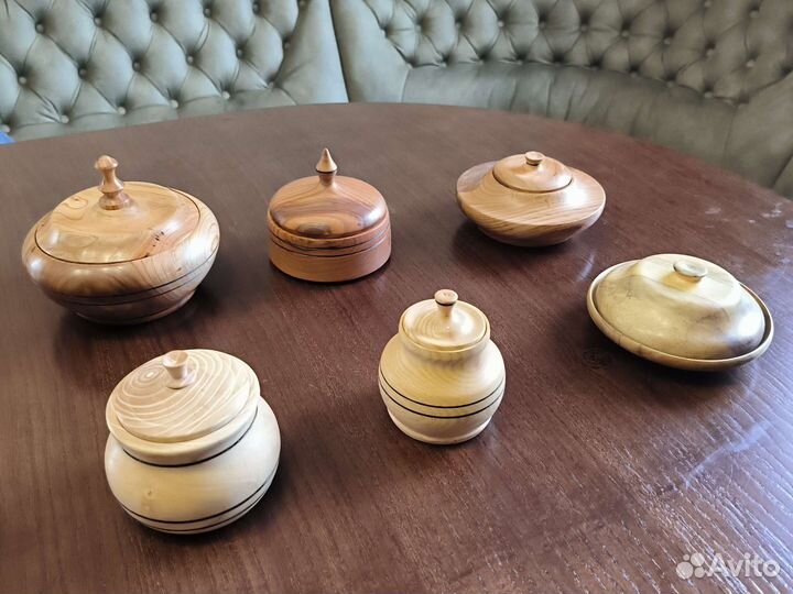 Горшок деревянный