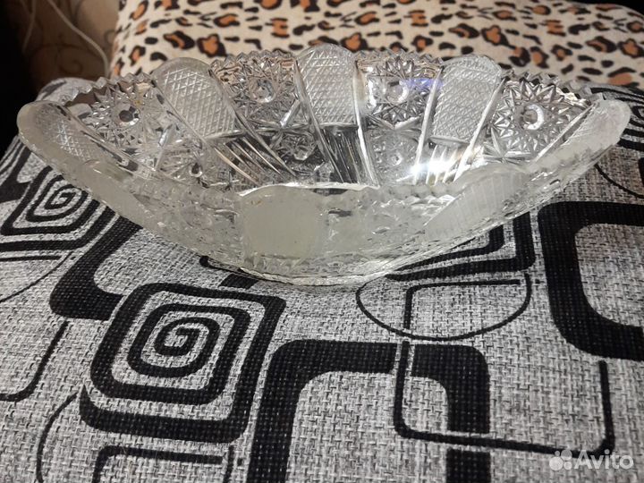 Ваза хрустальня