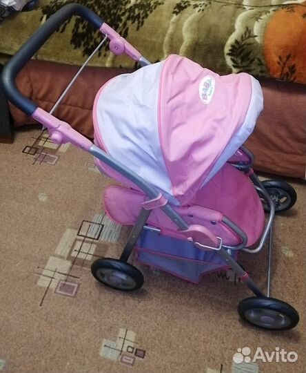 Коляска baby born кукольная