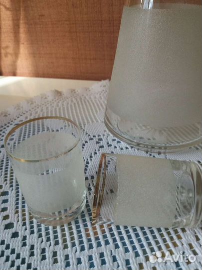 Графин для водки и 2 стопки