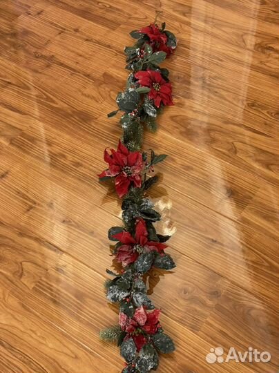 Гилянда хвойная новогоднее украшение