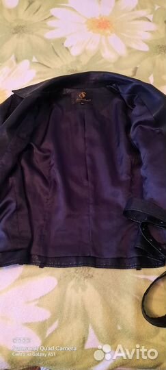 Кожаная куртка женская новая