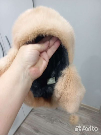 Шапка норковая женская бу