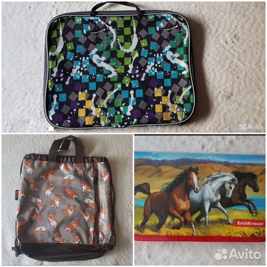 Папка-сумка, пенал, мешок для сменки