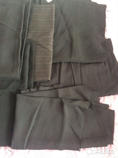 Ткань черная