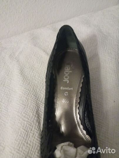 Туфли черные Gabor comfort