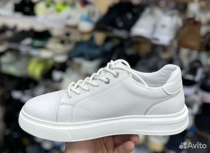 Кеды белые классические Ecco