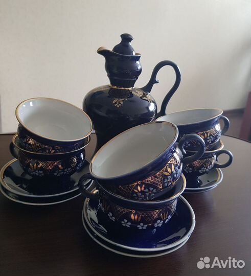 Кофейный сервиз фарфор СССР. Бронь