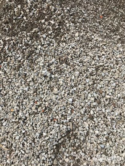 Щебень вторичный бетонный