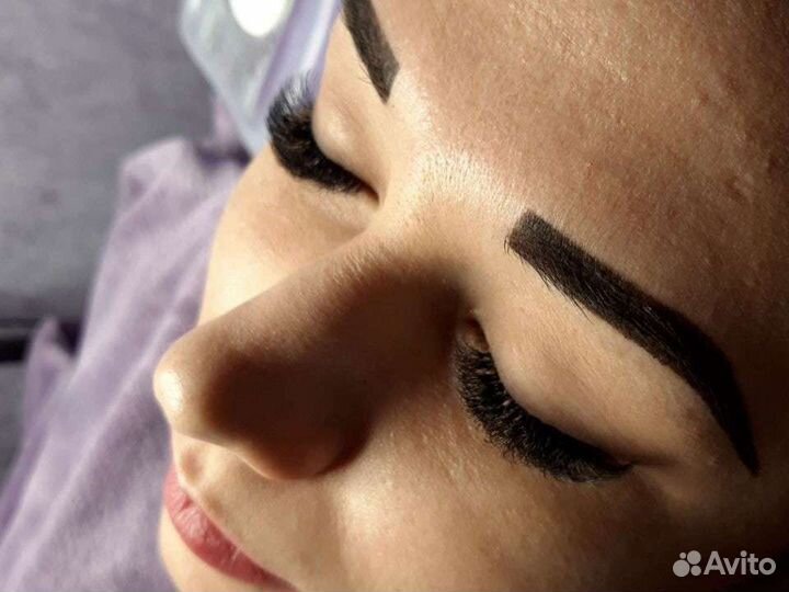 Экспресс объёмное наращивание ресниц. Виз