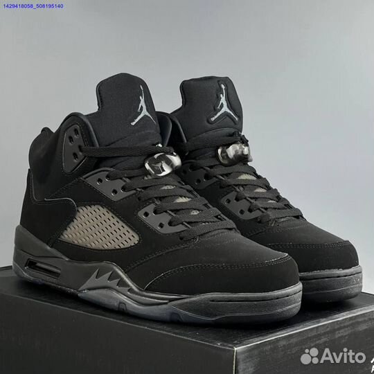 Кроссовки Nike Jordan 5 Black Cat (Арт.45180)