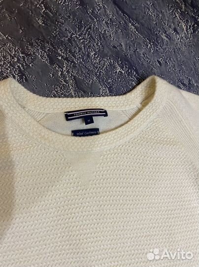 Джемпер денский шерсть, кашемир tommy-hilfiger