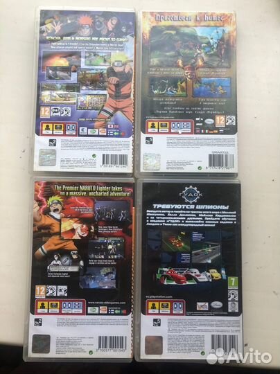 Игры для PSP (Тачки, Naruto, Пираты)