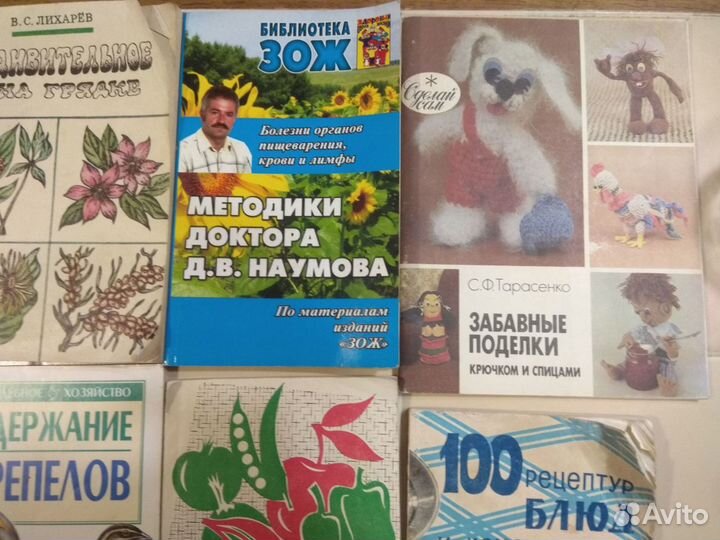 Книги по домоводству кулинария, сделай сам, зож