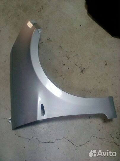 Крыло hyundai solaris 11-17 серебристый rhm