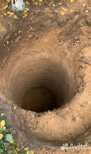 Септик под ключ, копка ямы, колодец