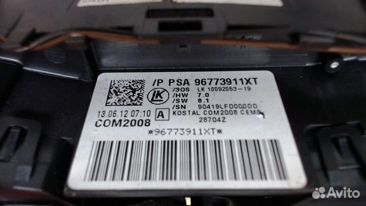 Переключатель поворотов и дворников Peugeot 5008