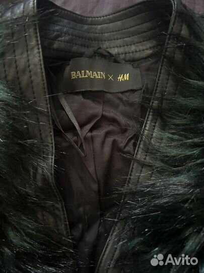 Шуба balmain h&m