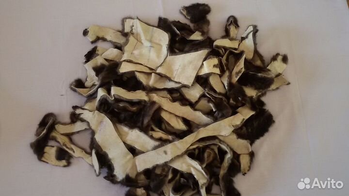 Куски меха новые-норка нутрия ягненок овчина