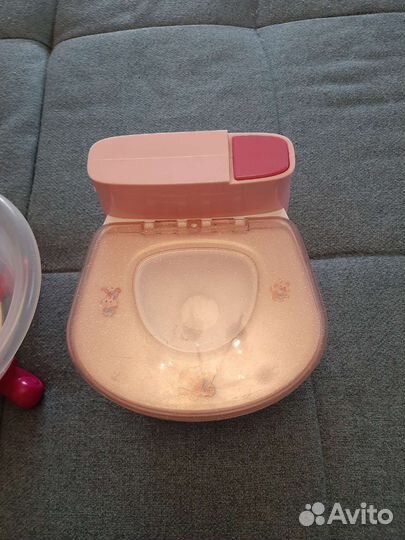 Ванночка для купания,туалет для куклы Беби Бон