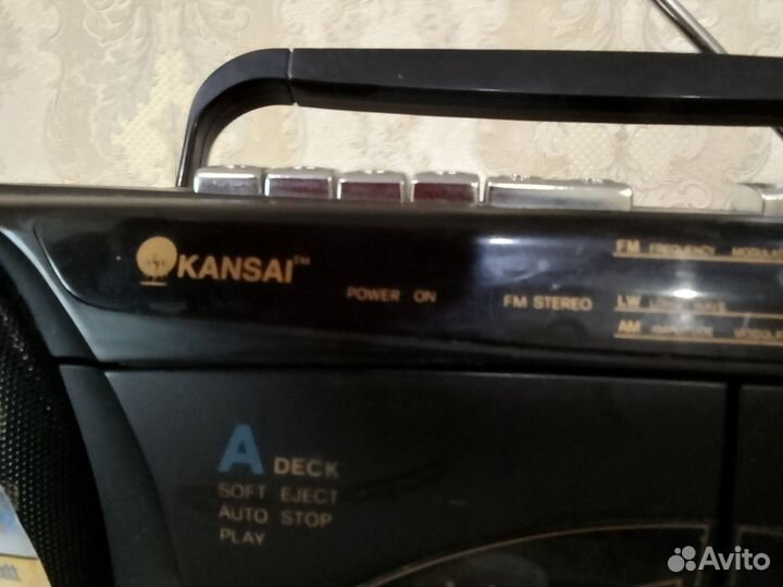 Продается двухкассетная магнитола kansai модель KS