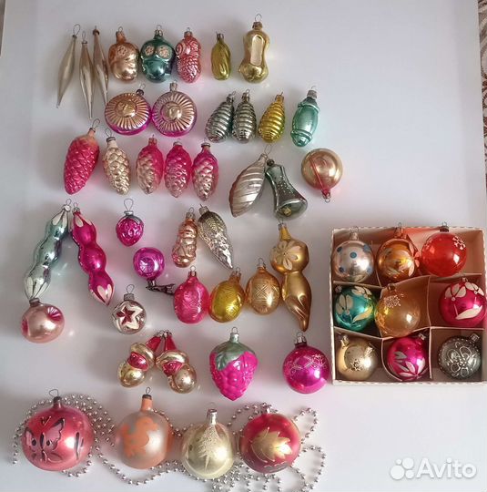 Елочные игрушки СССР