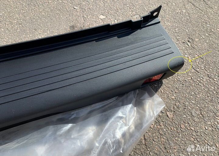 Бампер задний, центральная часть Doblo