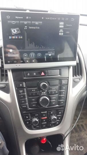 Головное устройство на опель астра j