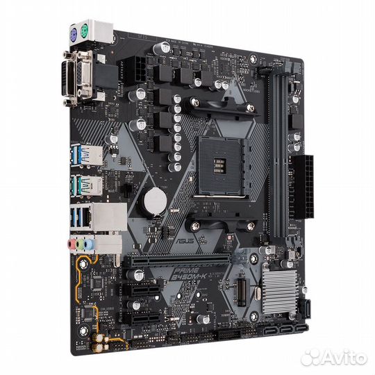 Amd ryzen 5 1600+asus prime B450M-K+SSD