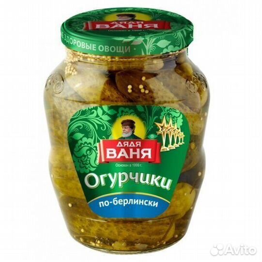 Огурчики Дядя Ваня По-берлински 680 г