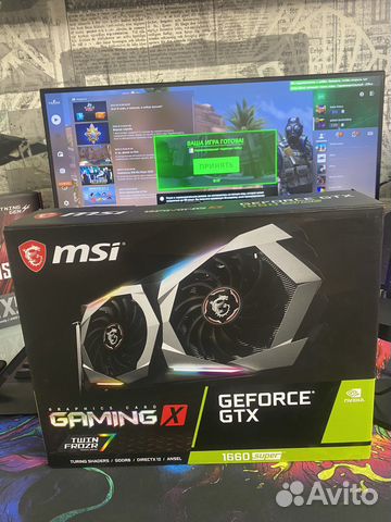 Видеокарта gtx 1660 super gaming x 6 gb