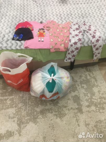 Детские вещи пакетом для девочек,рост 116 122
