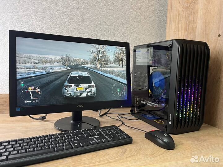 Игровой бюджетный компьютер с RX550 4гб