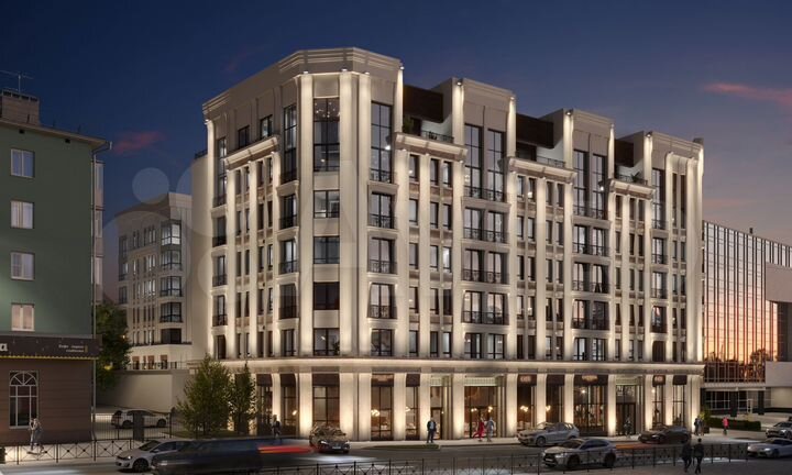 1-к. квартира, 80,4 м², 4/6 эт.