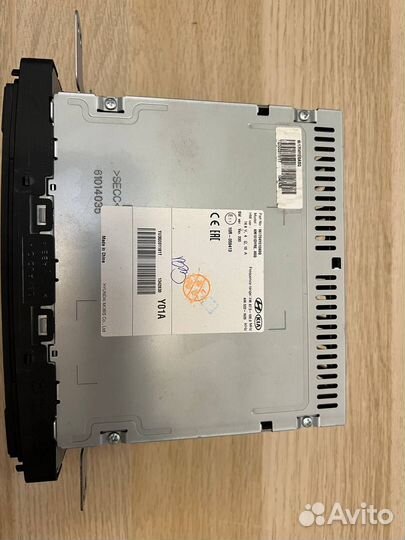 Штатная магнитола на kia rio 3 рестайлианг