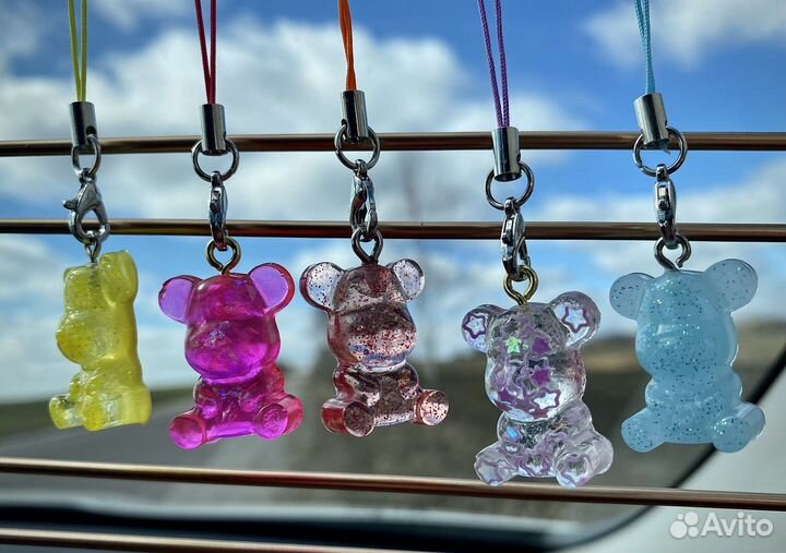 Подвеска для телефона «Мишка»