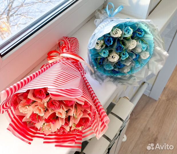 Сладкие букеты из конфет