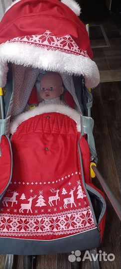Детские санки коляска