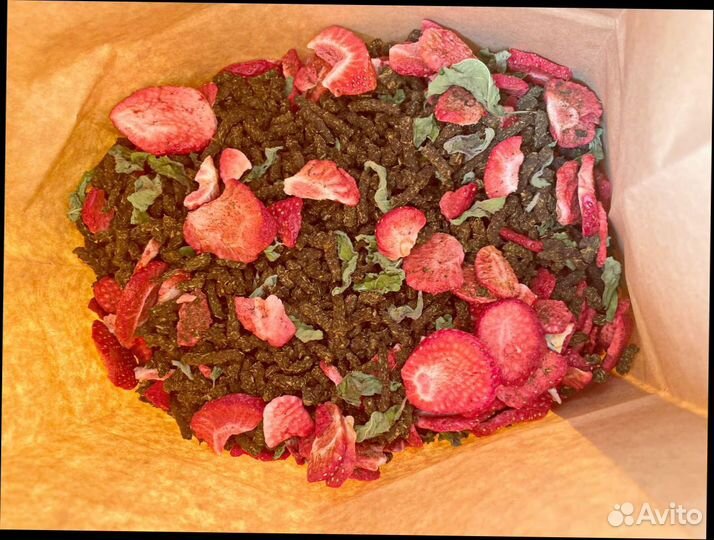 Иван-чай 1 кг с клубникой и мятой, свой