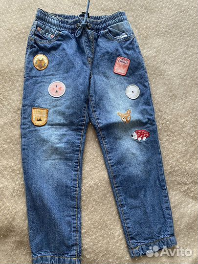 Джинсы утепленные для девочки