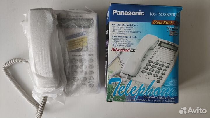 Стационарный телефон Panasonic KX-TS2362RUW