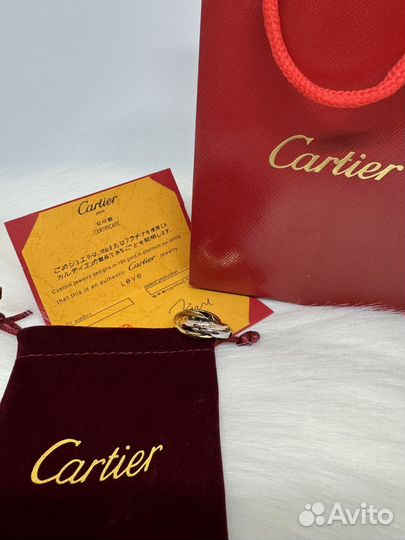 Cartier trinity кольцо