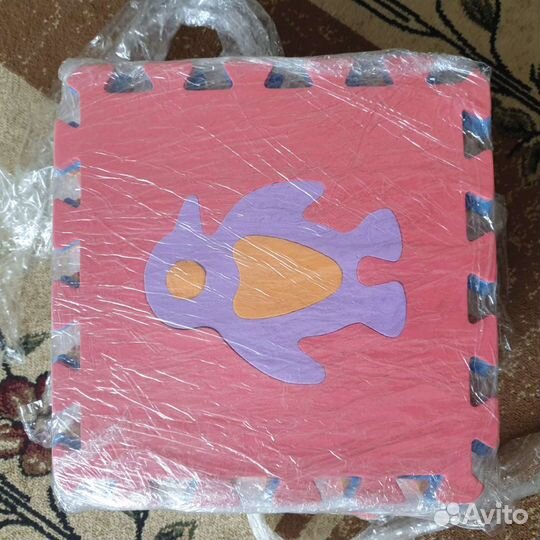 Детский коврик для ползания пазл