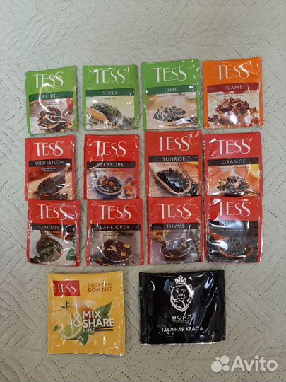 Пакетики с чаем для коллекционеров