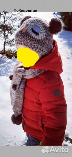 Комплект шапка и шарф