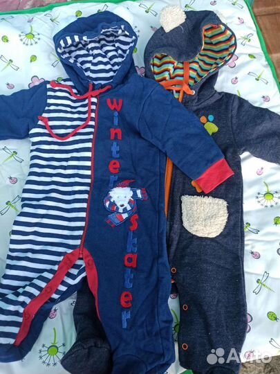 Одежда для новорожденных пакетом от 62см до 80 см