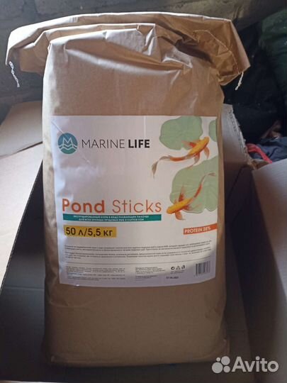 Корм для прудовых рыб и Карпов кои