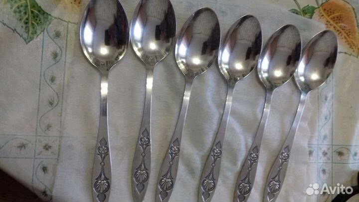 Ложки столовые мельхиор СССР