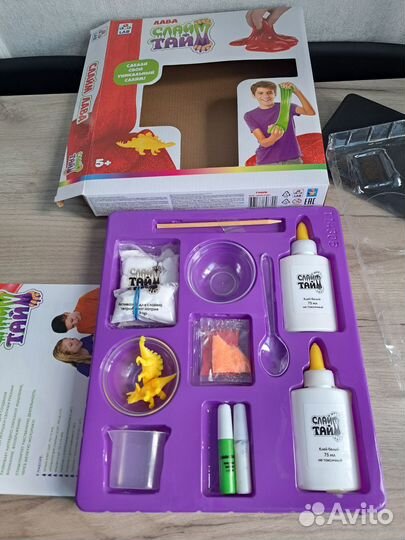 Набор 1 TOY Слайм тайм. Лава Т1436